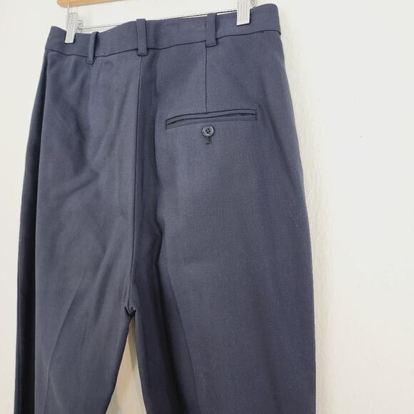 NWT 3.1 Phillip Lim Navy High Waisted Slim Cropped Ankle Trouser Pleated 8 - Picture 9 of 11
